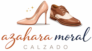 a_logo_for_azahara_moral_calzado_a_shoe_brand